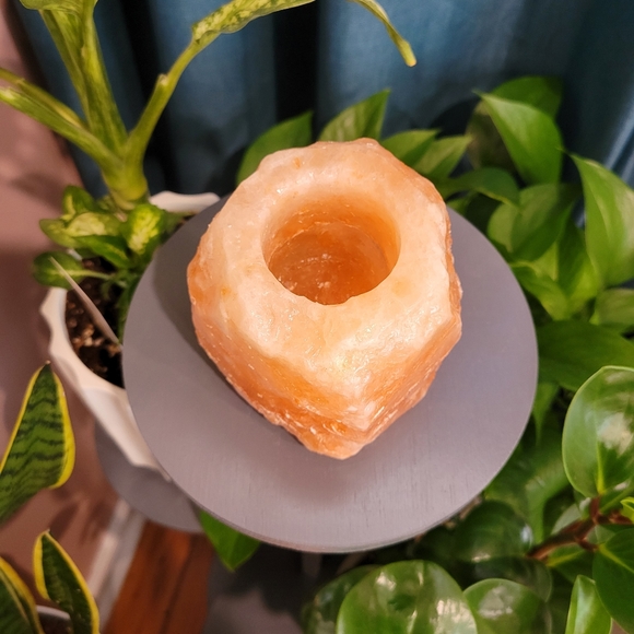 Himalayan Salt Candle Holder - Picture 5 of 6
